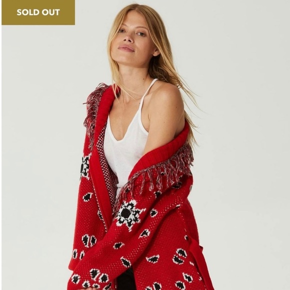 Jen’s Pirate Booty Bandana Cardigan, Small, sweater jacket - Picture 16 of 16